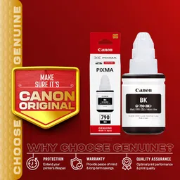 Canon PIXMA GI790 Black Ink Bottle for G1010, G2000, G2012, G3000, G3010, G3012, G4010 image 2