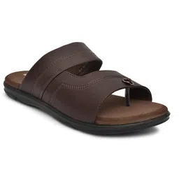 health fit Men's PU Diabetic & Orthopedic Slipper Flip Flop image 1