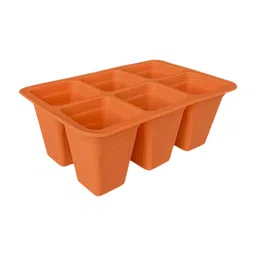 THE STYLE SUTRA® 11 Pieces Seed Starter Trays Silicone for Hydroponic Vegetables Fruit Indoor Pink | Home & Garden image 1