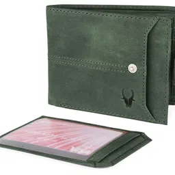 wildhorn Leather RFID Protected Leather Wallet Men, Green Hunter image 5