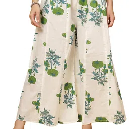 pistaa's Women's Regular Fit High Rise Palazzo image 1