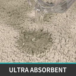 LUXE HOME INTERNATIONAL Microfiber Luxe Home Bath Mat Super Soft Non Slip Vegas Mats For Bathroom, Kitchen, Bedroom, And Door (40X60 Cm, Beige) Pack Of 1, Rectangular image 5