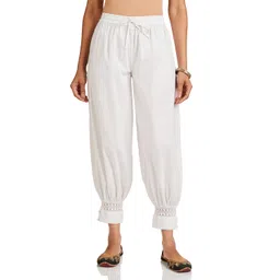 amazon brand - myx Women's Relaxed Cotton Dhoti Pants image 1