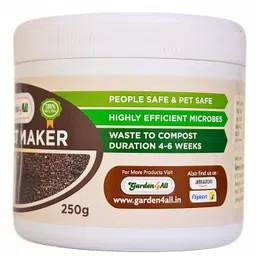 GARDEN4ALL Compost Maker - Premium Microbes Based Compost Maker or bokashi to Convert Kitchen wastes into Fertilizer or Compost (250 gm, Powder) image 3