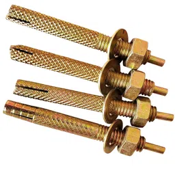 Pure Source India Hard Metal Pin Type Anchor Fasteners (10 MM x 200 MM), 6 Pieces image 3