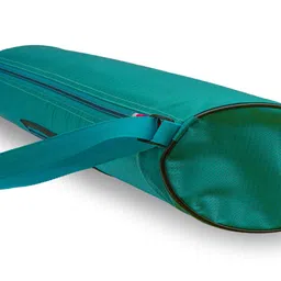 Panchtatava Yoga mat Cover | Yoga Mat Kit Bag| Exercise Mat Carry Bag with Broad Shoulder Strap with Single Pocket- (Single Pocket, Ocean Blue) image 5