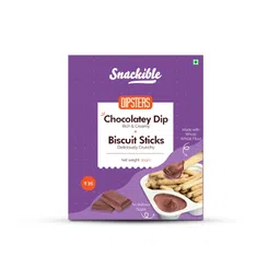 snackible mu(n)ch better Snackible MU(N) CH BETTER Biscuit Sticks With Chocolatey Dip - 30Gm (Pack Of 5) image 1
