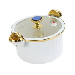 club bollywood The Style Sutra Cooking Pot 7L Noodles Bowl Easy Clean Slow Cooker for Tea Pasta Noodle Soup white|1 Slow Cooker|Home & Garden image 1