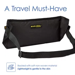 travel blue Black Security Money Belt image 2
