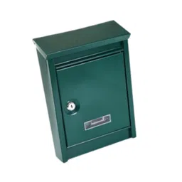 bnf Wall Hanging Mailbox Lockable Outdoor Mail Box for House Front Door External Green image 4