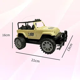 TOYETOYZ - Off Road 4X4 Remote Control Jeap Best For Gifting, Beige image 2