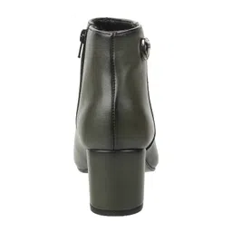 metro Women's Faux Leather Fashionable Trendy Ankle Boots image 4