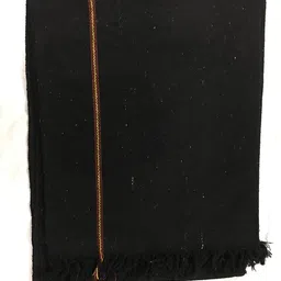 primecraft Maharashtrian Sheep Wool Ghongadi Blanket (10 ft, Black) image 2