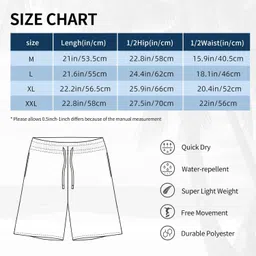 bugkhd Mexican Sugar Skull Men's Summer Beach Shorts, Athletic Trunks image 2