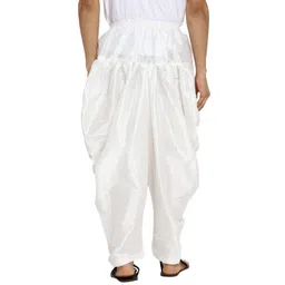 royal kurta Unisex Silk Blend Free Size Harem Salwar Dhoti Sherwani Bottoms image 4