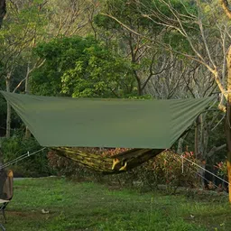 CALANDIS™ Hexagonal Tent Footprint Camping Tarp for Camping Gear Fishing Survival Gear No Tent Stakes | Tent Canopy | Tents Canopies | Camping Hiking | Outdoor Sports image 5