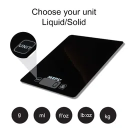 mepl Kitchen Weight Scale Machine for Home Food Weighing Electronic Premium Collection Water Repellent Food Weight Kitchen Weighing Scale, 2 Years Warranty (SE610-BLACK) image 5