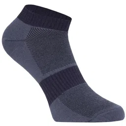 usoxo Men's Socks I Mesh Design Comfort Stylish ultra-feel Cushioned Made with Combed Cotton Ankle Length I Comfortable Free Size Sock for Every Day - Set of 3 image 2