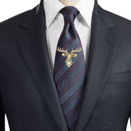 tripin lapel pin for men suit with Golden Classic Deer Design Elegant Brooch Women Office Corporate Party Suit Blazer (Golden) 2099 in a box image 4