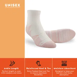 supersox Ankle Sports Socks for Men Combo, Made With Durable, Breathable, Cushioned Cotton, Anti Odour, Anti Sweat, Ideal Socks For Summer (Pack of 3) image 4