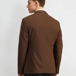 arrow Men's Classic Slim Formal Blazer (ARAIBZ5044_Brown image 5
