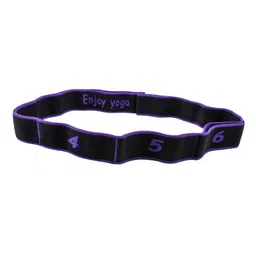 Fashion My Day Yoga Strap for Stretching Stretch Strap for Pilates Flexibility Home Workout Violet image 1