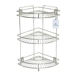 Kuber Industries Stainless Steel Storage Rack, Silver (CTKTC1347), Standard image 1