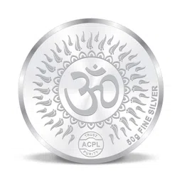 acpl Precious Moments BIS Hallmarked Silver Coin Diya Spreading Light and Prosperity 999 Pure available in 10/20/50/100 gram. image 2