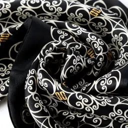 yangtzestore Long Charmeuse Satin Silk Scarf for Men image 4