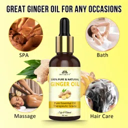 INTIMIFY Ginger Essential Oil For Massage & Hair Care (2 * 30 ml) each image 3