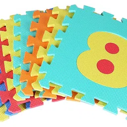 fitness mantra Fitness Mantra® Alphabet and Number Mini Puzzle Mat for Kids Learning & Fun Purpose[Suitable for Above 2 Years Children][36 Pcs.][Play is The Highest Form of Learning] image 3