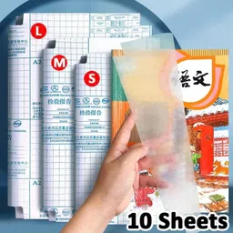 naxue 30pcs Book Covers Waterproof Plastic Transparent Paper Sticker Book Cover for Textbooks Biding Cover Protective Thick Sticky Cover for Students School Office Self-Adhesive (3 Different Size) image 5