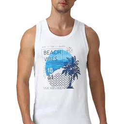 van heusen Men's Cotton Regular Fit Vest image 1