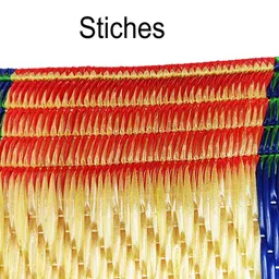 Prime hub Plastic Chatai Rectangular Shape Mat- 6X6Ft (Multicolor) image 2