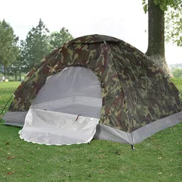 R Runilex Military Picnic Camping Portable Waterproof 2/4 Person Outdoor Dome Tent (Army Color Tent (4 Person Tent) image 2