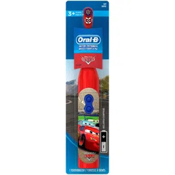 oral b Oral-B Kid's Electric Battery Powered Disney And Pixar's Cars,Soft Bristles Toothbrush(Age 3 +),Pack Of 1 image 1