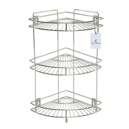 Kuber Industries Stainless Steel Storage Rack, Silver (CTKTC1347), Standard image 3