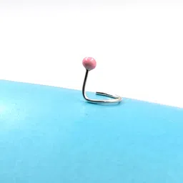 amonroo Silver Nose pin 925 Sterling Silver Body jewelry Boho Funky Jewellery Pierced Nose Clip Minimalist Handmade Gift | With Authenticity Certificate & 925 Stamp image 4