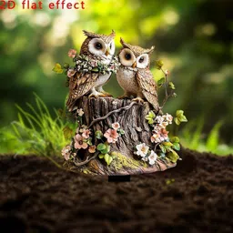 club bollywood The Style Sutra Cute Owl Garden Stake 2D Art Waterproof Yard Sign for Sidewalk Home Backyard|Home & Garden | Plaques & Signs|1 Cute Owl Garden Stake image 3