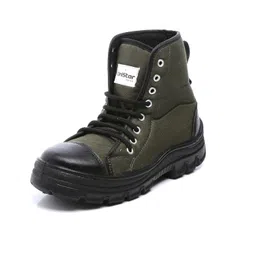 unistar Men's Original Combat Army Boot Oil Stain Water Resistant Extra Cushion Inner Sole Trekking Riding Shoes image 1