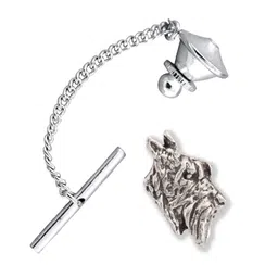 creative pewter designs Dog Lapel Pin, Brooch, Lead Free Antique Pewter, All Pet Breeds, Realistic image 1