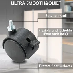 Spurgehom 3 Panel Rolling Room Divider, Folding Partition Privacy Screens, Freestanding Fabric Room Panel, Portable Folding Wall Divider for Office, Room, Restaurant, Hospital (Beige) image 2