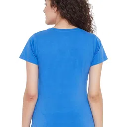 clovia Women's Top (LT0124D08XL_Blue_XL) image 4