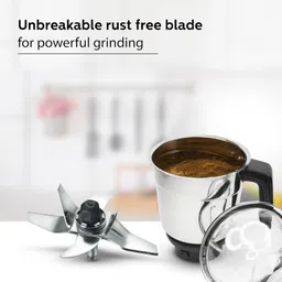 Philips HL7703/00 1000 Watt Mixer Grinder Copper Motor, 4 Jar with 5 Year Warranty on Motor image 4