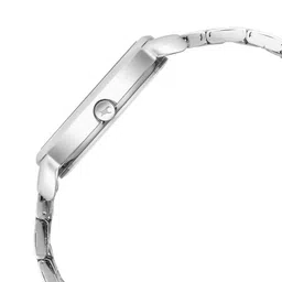 fastrack Stunners Quartz Analog Silver Dial Metal Strap Watch for Girls-NS6282SM01/NT6282SM01 image 4