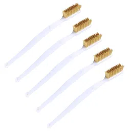 ACEIRMC 5pcs 3D Printer Nozzle Cleaner Tool Copper Wire Toothbrush Copper Brush Handle Hot Bed Cleaning Parts image 1