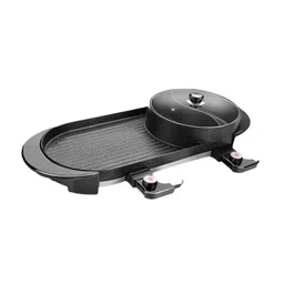 Hot Pot with Grill 220V BBQ Dinner Adjustable Temperature BBQ Grill Shabupot image 2
