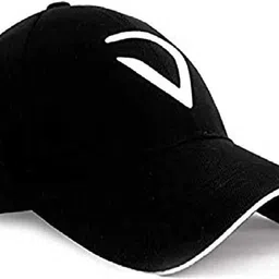 adnock Soft Acrylic Baseball Sport Cap Men's Baseball Head Hat Stylish All Sports Caps with Adjustable Strap for Men & Women Cap Pack of 1 Black image 1