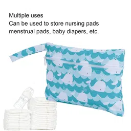 Organizer Bag, Diaper Wet Dry Bag Skin‑Friendly Portable Convenient for Travel image 4
