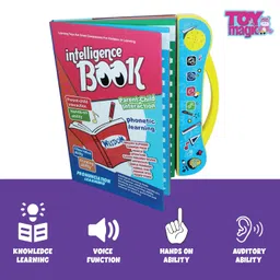 ToyMagic Intelligence Phonetic Learning E-Book|Activity With Alphabet,Numbers,Shapes,Animals,Nursery Rhyme|Birthday Gift|Interactive Musical Toy Book For Kids 3+|Improve Thinking Ability|Made In India image 5